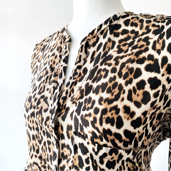 Leopard Print Button Down - Picture 4 of 11